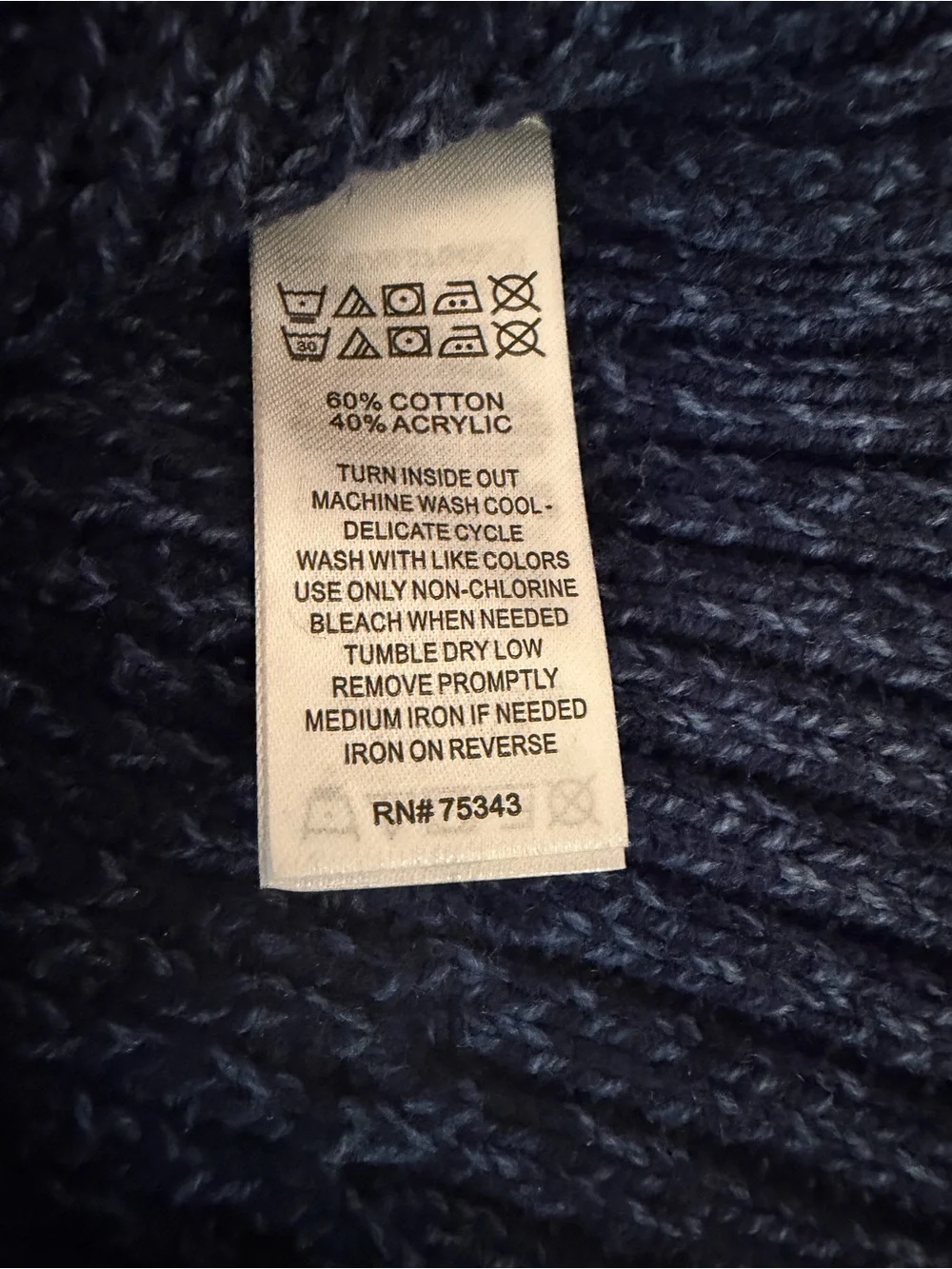 Kids Blue Fair Isle Crewneck Sweater by Rorie Whelan.